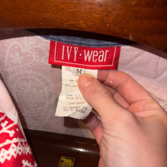 Ivy Wear Vintage Paisley Women Button Down Medium - Picture 3 of 4